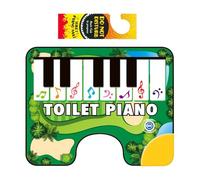 Piano Keyboard Toilet Mat | Electronic Sound Rug for Bathroom,Funny Toe Tapping Musical Keyboard Toilet Potty Piano Mat with Auto Power-Off