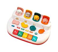 Piano Keyboard Toy - 8-Note Musical Instrument, Activity Piano, Light-Up Keys, Compact Small Design | Educational Music Learning, 18-Month-Old Development, Sensory Play, Home Nurse