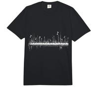 Piano Keyboard with Musical Notes Comfort Colors Adult Heavyweight T-Shirt