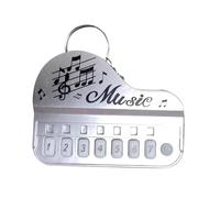 Piano Keychain - 2.4 Inch Mini Creative Keyboard Keychains with Lightweight Musical Accessory, Piano Keychains | Metal Pendant for Finger Coordination, Fancy Bag Charms