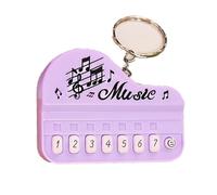 Piano Keychain Portable Keyboard Instrument Handheld Pendant Toy Suitable for Backpacks Mobile Phone Cases and Card Books