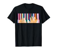 Piano Keys Keyboard Pianist Music Musician Jazz T-Shirt