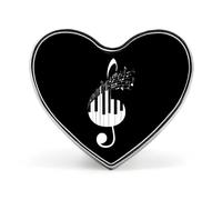 Piano Keys Music Note Brooch Pins Heart Badge Collar Lapel Pins Dress Backpack Accessories