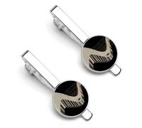 Piano Keys Road Craft Tie Slide Print Ties Clip Bar Pin Gifts For Men
