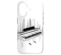 Piano Keys Sketch Jazz Music Pianist Case for iPhone 17