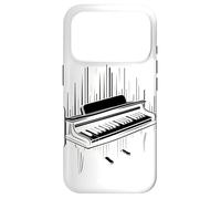 Piano Keys Sketch Jazz Music Pianist Case for iPhone 17 Pro