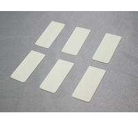 Piano Keytop Heads Simulated Ivory - Set of 6 - Piano Key Replacement
