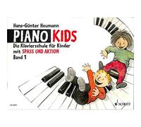 Piano Kids - Écharpe de piano pour enfant - offre complète bande 1 + livre d'actions 1 avec pinces à partitions multicolores/chott Music ED8301-02 9783795752576