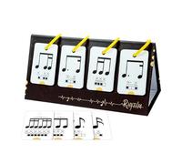 Piano Learning Cards - 75 Pieces for Rhythm Practice, Music Instruction Kit, Educational Sheet Set, Beginner-Friendly Tool | Re Learning Cards
