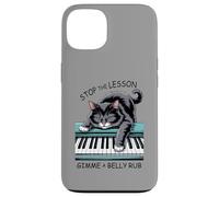 Piano Lesson Cat Classic Music Kitten Belly Rub Pianist Case for iPhone 13