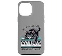 Piano Lesson Cat Classic Music Kitten Belly Rub Pianist Case for iPhone 13 Pro Max