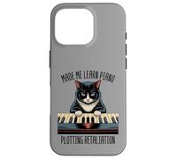 Piano Lessons Cat Classic Music Kitten Pianoforte Pianist Case for iPhone 16 Pro