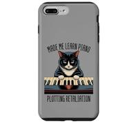 Piano Lessons Cat Classic Music Kitten Pianoforte Pianist Case for iPhone 7 Plus/8 Plus
