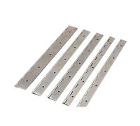 Piano Long Hinge 2pcs 6in-20in Piano Hinges Heavy Duty Stainless Steel Continuous Hinge Long Cabinet Cupboard Furniture 8in 10in 12in 16in(2pcs 8inch)