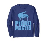 Piano Master Confident Musician Pro Keyboard Lover Long Sleeve T-Shirt