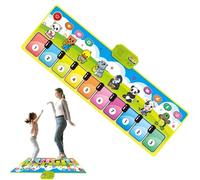 Piano Mat - Electronic Dance Mat, 8 Touch Keys Panel, 5 Animal Sound Buttons, 3 Volume Level | Educational Music Play Blanket with Multiple Instrument Modes for Boys Girls Kindergarten