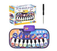 Piano Mat Floor Piano Music Mat | Interactive Cartoon Play Dance Mat - Educational Blanket Mat, Musical Instrument Cover for Boy and Girl