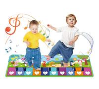 Piano Mat,Kids Musical Mat with 8 Instruments Sounds and 17 songs,Baby Early Education Portable Dance Music Piano Keyboard Carpet Musical Play Game Toddler Toys for 3 4 5 6 Year Old Boy Girl Gifts