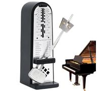 Piano Mechanical Metronome, Classic Shape Metronome, Professional Musical Instrument Aid 5.2x3.5x11cm for Men Women Practicing Performing Precision Timing Loud Tone Rhythm Beat Track Music Gear