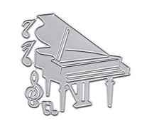 Piano Metal Cutting Dies Stencil Scrapbooking Album Stamp Paper Card Emboss Die Cut Letters White