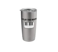 Piano Mode Activated Piano is My Therapy Practice Now Stainless Steel Insulated Tumbler
