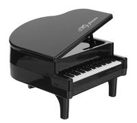 Piano Money Tank - Creative Plastic Coin Bank for Children Black Miniature Grand Piano Design Ideal for Birthday and Home Decor novelty money bank