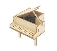Piano Music Box Wooden DIY Mechanical Instrument