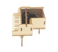 Piano Music Box Wooden DIY Mechanical Instrument