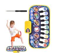 Piano Music Mat, Musical Blanket for Toddlers, Interactive Cartoon Play Dance Mat | Educational Blanket Mat, Musical Instrument Cover for Boys and Girls