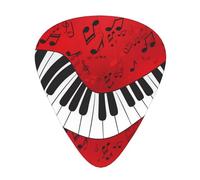 Piano Music Note Guitar Pick 12 Packs Guitar Plectrums Best Musical Gift Including 0.46mm/0.71mm/0.96mm