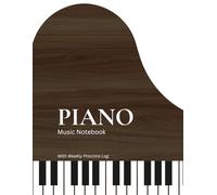 Piano Music Notebook: Blank Sheet Piano Music Notebook | Piano Staff Paper | Piano Manuscript Notebook | Piano Notebook for Sheet Music | Piano Weekly ... Piano Log Book | 160 Pages | 8.5 x 11 inches
