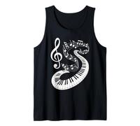 Piano Music Notes Lover Pianist Teacher Composer Musician Tank Top