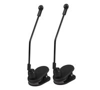 Piano Music Page Clip 2pcs Black Plastic Alloy Holder