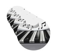 Piano Music Symbol Car Air Freshener Cards for Women Men 4 Pack Cute Car Accessories Long Lasting Scent Car Diffuser Hanging Auto Aromatherapy Tablets Car Fresheners Gifts