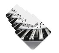 Piano Music Symbol Car Air Freshener Cards for Women Men 4 Pack Cute Car Accessories Long Lasting Scent Car Diffuser Hanging Auto Aromatherapy Tablets Car Fresheners Gifts
