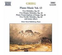 Piano Music, Vol. 13 by Edvard Grieg (1996-03-26)