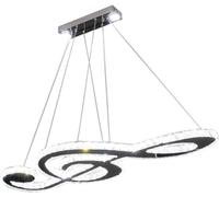 Piano Musical Note Chandelier LED K9 Crystal Pendant Light - Modern Art Warm Romantic Ceiling,Indoor Lighting