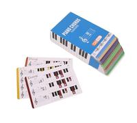 Piano Note Reading - Music Theory Deck, Electric Keyboard Chart, Visual Sight Reading Aid, Beginner Instruction Material, Song Writing Supplies, Pocket Size White For Home Studio