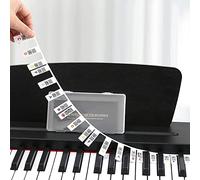 Piano Notes Stickers, Piano Keyboard Notes Stickers, Piano Learning Piano Keys Stickers, Keyboard Notes Stickers for 37/49/54/61/88