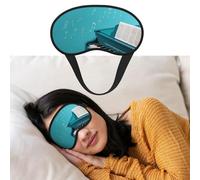 Piano on Blue Background Sleep Mask for Women Men Blackout Eye Masks for Sleeping Blindfold Sleep Mask Side Sleeper Eye Cover for Meditation Light Blocking Travel Essentials