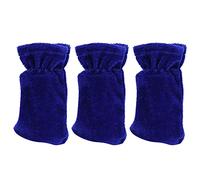 Piano Pedal Covers 3Pcs Set | Universal Fit with Elastic Band | Particle - Deflecting & Grip - Enhancing for Piano Pedals/Home/Studio | Sturdy Pleuche Material (Blue)