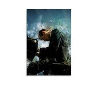 Piano Player Art Print Abstract Music Wall Decor Jazz Poster for Living Room Musical Artwork Contemporary Home Decoration Unique Gift for Music Lovers Gift 08x12inch(20x30cm) Unframed