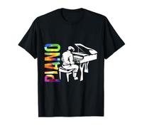 Piano Player Pianist Grand Piano Music Keys T-Shirt