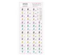 Piano Practice Stickers Full Note Markers Keyboard Decals 88 61 54 Keys Reusable Music Theory Teaching Accessories Piano Keyboard Stickers