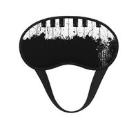 Piano Print Adjustable Eye Cover for Sleeping, Comfortable, Pressure-Free and Breathable Sleeping Masks