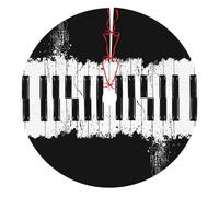 Piano Print Christmas Tree Skirt Holiday Decor Xmas Trees Mat Accessory Cover For Home Office