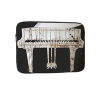 Piano Print Laptop Sleeve 17 inch, Ultra-Thin Computer Bag Notebook Computer Tablet Laptop Bag for Office Daily Commute