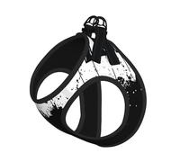 Piano Print Pet Leash Vest Soft Adjustable Step in Puppy Vest Outdoor Walking with Leash