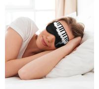 Piano Print Soft Eye Mask for Sleep Mask Sleep Eye Mask for Women Men Sleeping Sleeping Travel