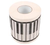 Piano Print Toilet Paper Roll Beige Paper Decorative Tissue